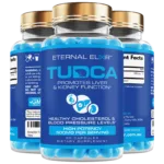 TUDCA 500mg capsules supporting liver health and digestion