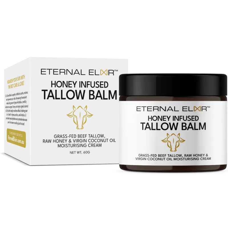 Tallow and Honey Balm for healthy skin
