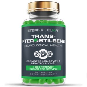 Pure Trans Pterostilbene 500mg x 90 Capsules