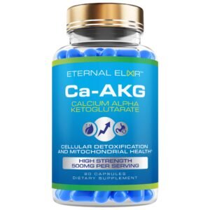 Pure Ca-AKG (Calcium Alpha-Ketoglutarate) 500mg x 90 Capsules