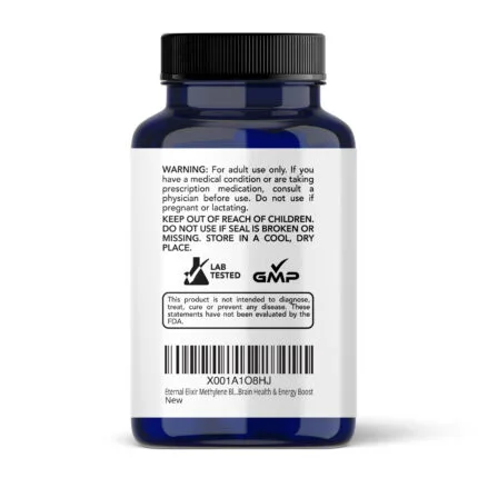 Methylene blue capsules for focus and wellness