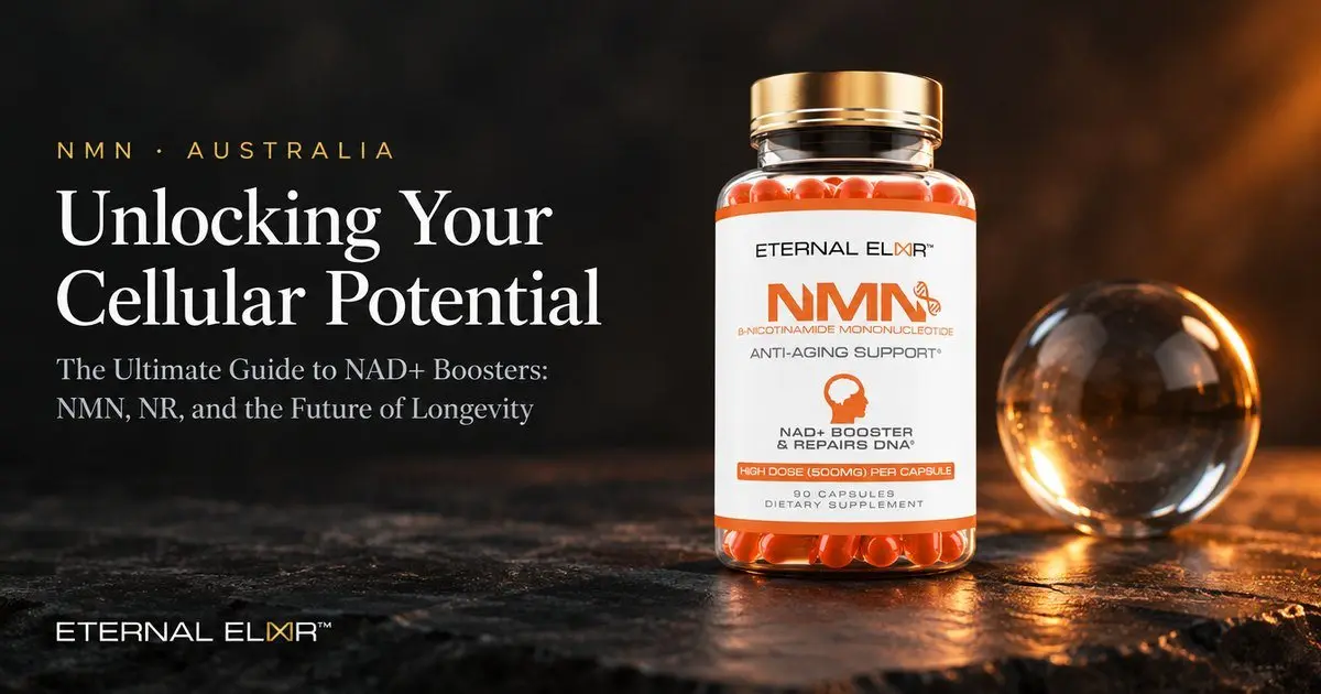 Unlocking Your Cellular Potential: The Ultimate Guide to NAD+ Boosters: NMN, NR, and the Future of Longevity – Eternal Elixir NMN 500mg bottle