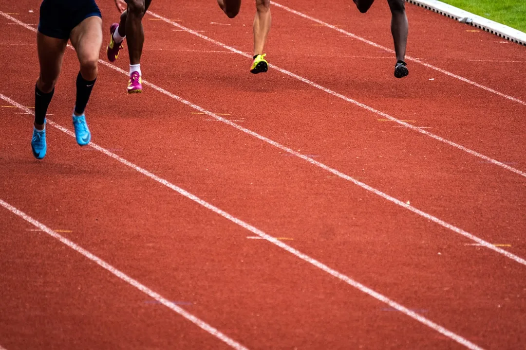 will turkesterone fail a drug test - athletes running on race track competitive sport | Eternal Elixir Australia
