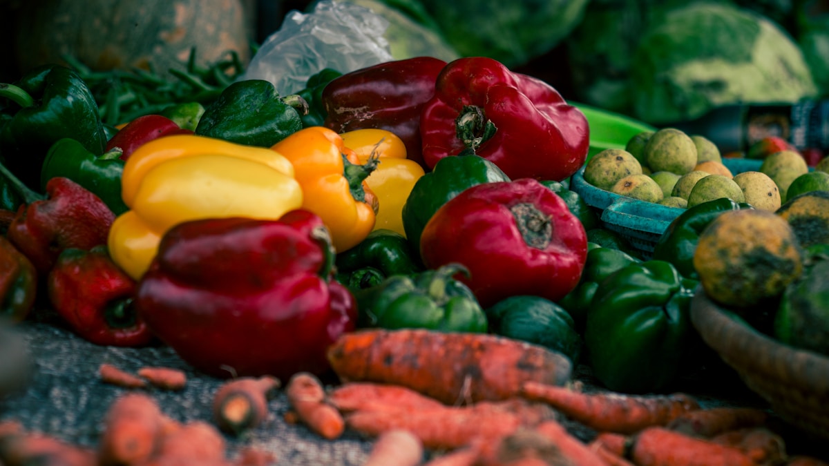 foods high in spermidine - colorful vegetables nutrition | Eternal Elixir Australia