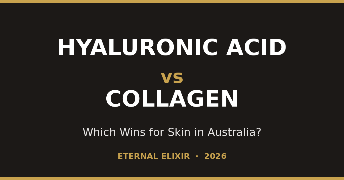 hyaluronic acid vs collagen skin comparison Australia