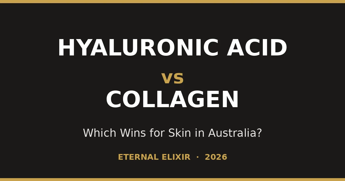 hyaluronic acid vs collagen skin comparison Australia