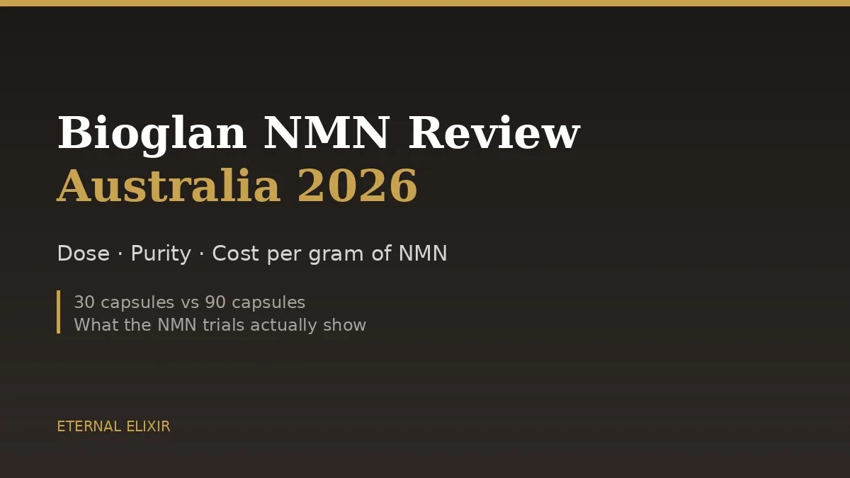 Bioglan NMN review Australia 2026 - NMN capsules dose and value compared