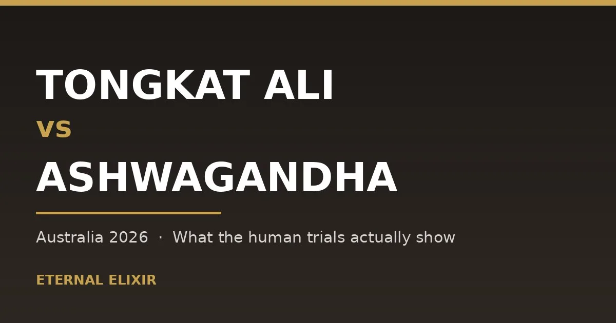 tongkat ali vs ashwagandha comparison for Australian buyers 2026