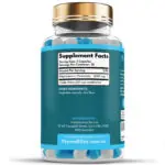 Magnesium L-Threonate supplement facts: 2000 mg per 3 capsules, 30 servings per bottle
