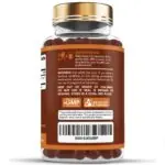 TMG bottle showing suggested use of three capsules daily, warnings and storage directions