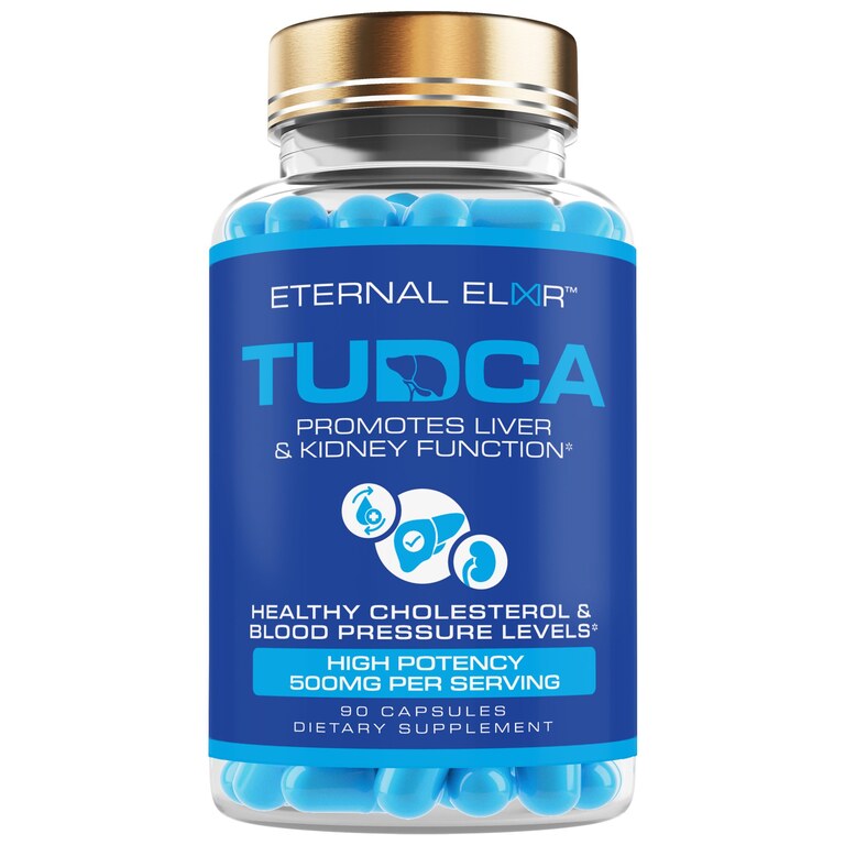 Eternal Elixir TUDCA, 90 capsules - front of bottle